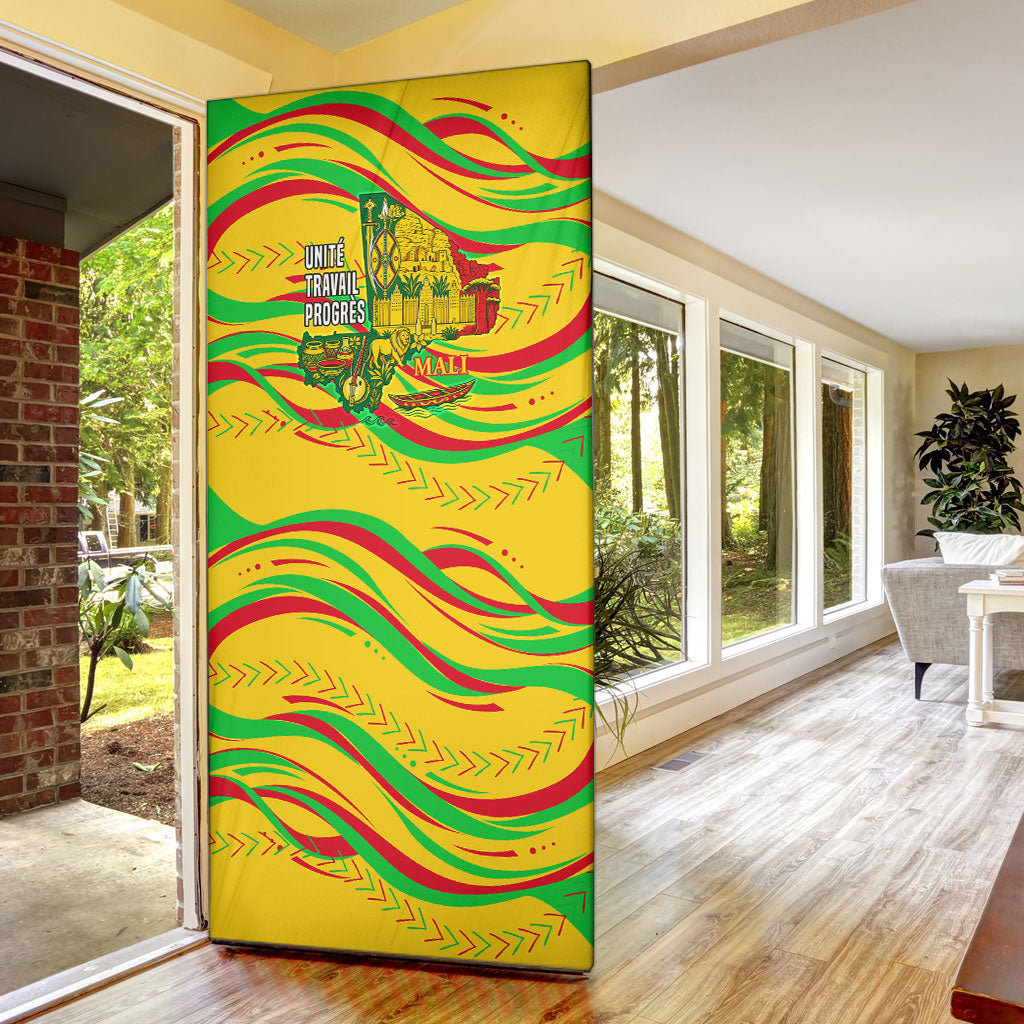 Mali Independence Day Door Cover Traditional West African Cultural Pride Flag Colors