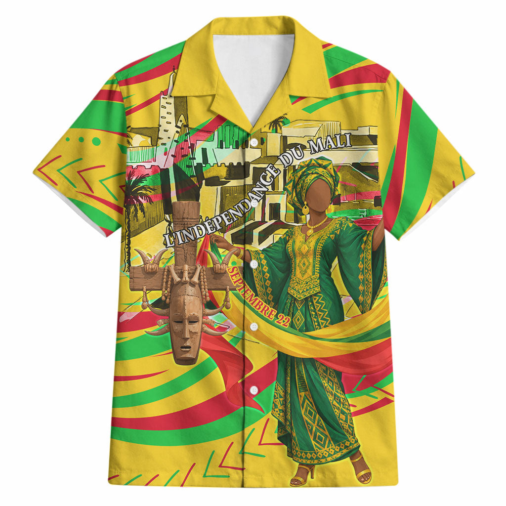 Mali Independence Day Hawaiian Shirt Traditional West African Cultural Pride Flag Colors