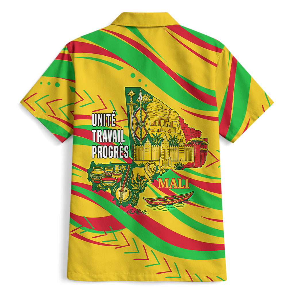 Mali Independence Day Hawaiian Shirt Traditional West African Cultural Pride Flag Colors