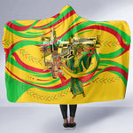 Mali Independence Day Hooded Blanket Traditional West African Cultural Pride Flag Colors