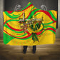 Mali Independence Day Hooded Blanket Traditional West African Cultural Pride Flag Colors