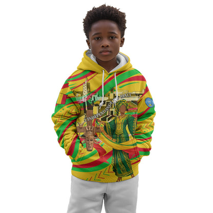 Mali Independence Day Kid Hoodie Traditional West African Cultural Pride Flag Colors