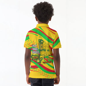 Mali Independence Day Kid Polo Shirt Traditional West African Cultural Pride Flag Colors