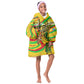 Mali Independence Day Kid Wearable Blanket Hoodie Traditional West African Cultural Pride Flag Colors