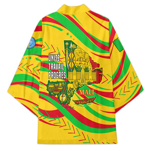 Mali Independence Day Kimono Traditional West African Cultural Pride Flag Colors