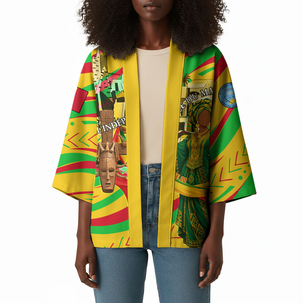 Mali Independence Day Kimono Traditional West African Cultural Pride Flag Colors