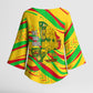Mali Independence Day Kimono Sleeve Blouse Traditional West African Cultural Pride Flag Colors