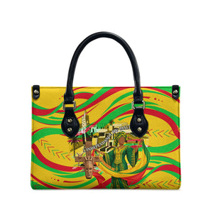 Mali Independence Day Leather Bag Traditional West African Cultural Pride Flag Colors