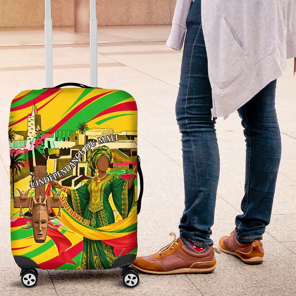 Mali Independence Day Luggage Cover Traditional West African Cultural Pride Flag Colors