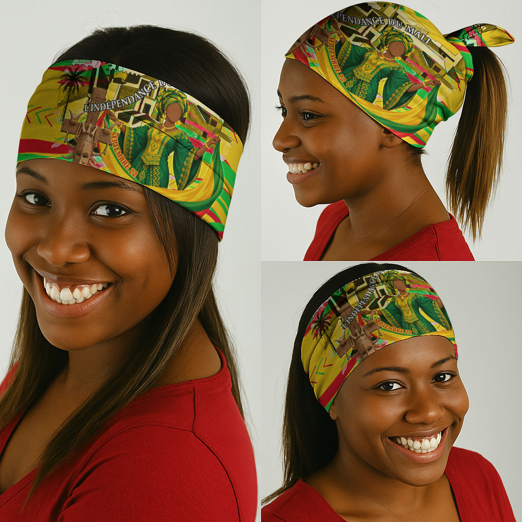 Mali Independence Day Neck Gaiter Traditional West African Cultural Pride Flag Colors