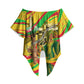 Mali Independence Day Off Shoulder Wrap Waist Top Traditional West African Cultural Pride Flag Colors