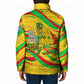 Mali Independence Day Padded Jacket Traditional West African Cultural Pride Flag Colors