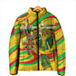 Mali Independence Day Padded Jacket Traditional West African Cultural Pride Flag Colors