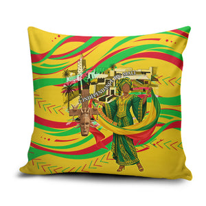 Mali Independence Day Pillow Cover Traditional West African Cultural Pride Flag Colors