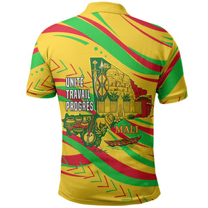 Mali Independence Day Polo Shirt Traditional West African Cultural Pride Flag Colors