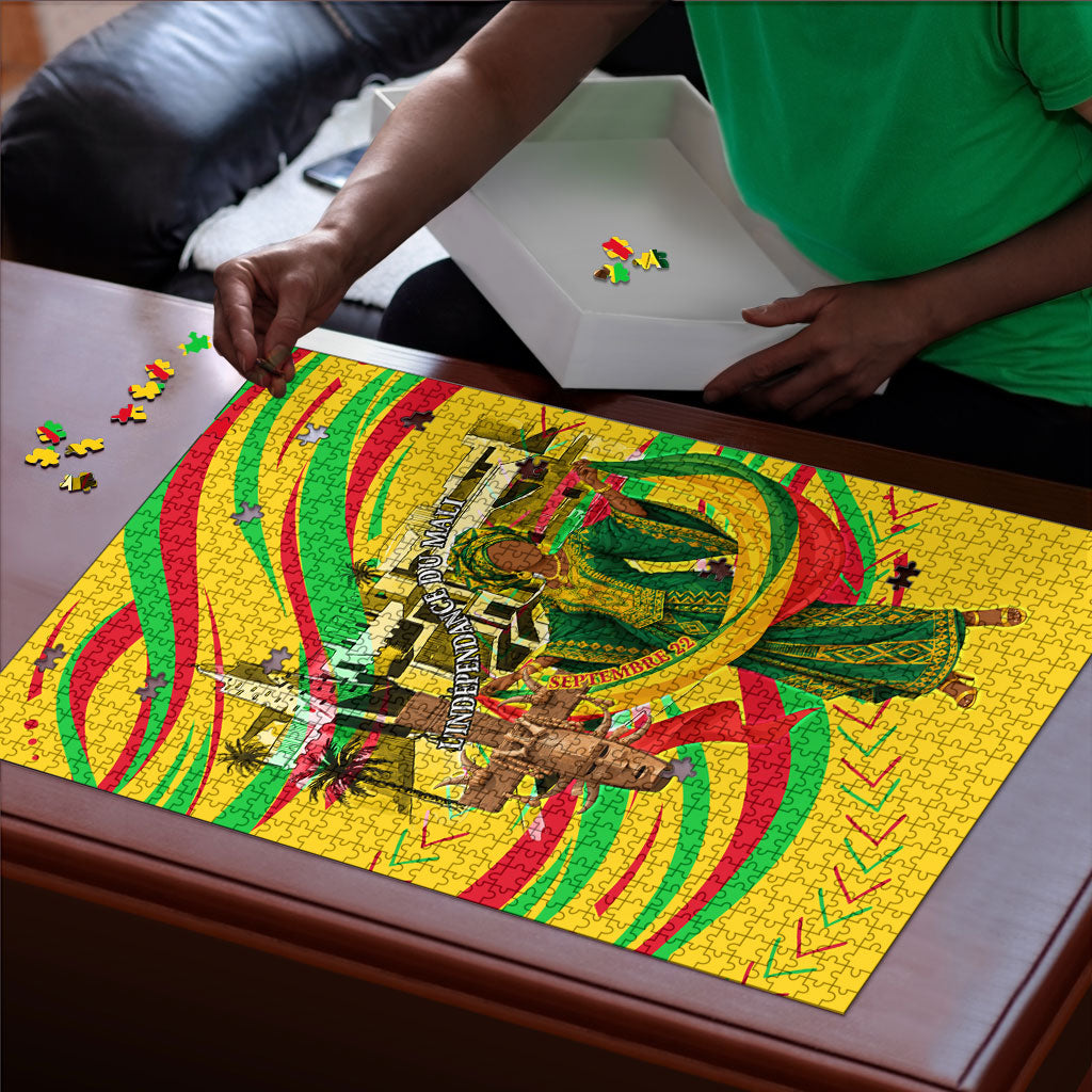 Mali Independence Day Puzzle Traditional West African Cultural Pride Flag Colors