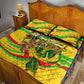 Mali Independence Day Quilt Bed Set Traditional West African Cultural Pride Flag Colors