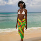 Mali Independence Day Sarong Traditional West African Cultural Pride Flag Colors
