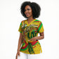 Mali Independence Day Scrub Top Traditional West African Cultural Pride Flag Colors