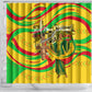 Mali Independence Day Shower Curtain Traditional West African Cultural Pride Flag Colors