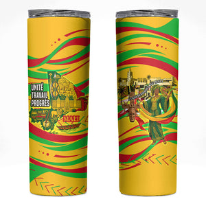 Mali Independence Day Skinny Tumbler Traditional West African Cultural Pride Flag Colors