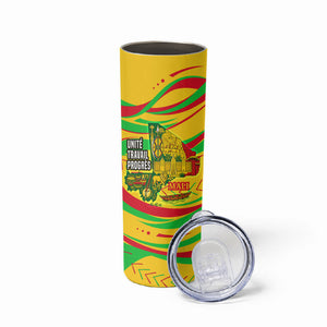 Mali Independence Day Skinny Tumbler Traditional West African Cultural Pride Flag Colors