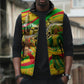 Mali Independence Day Sleeveless Puffer Jacket Traditional West African Cultural Pride Flag Colors