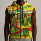 Mali Independence Day Sleeveless Zip Hoodie Traditional West African Cultural Pride Flag Colors
