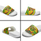 Mali Independence Day Slide Sandals Traditional West African Cultural Pride Flag Colors