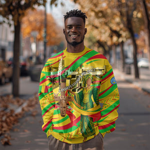 Mali Independence Day Sweatshirt Traditional West African Cultural Pride Flag Colors