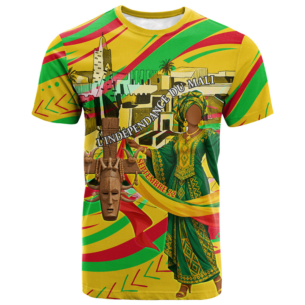 Mali Independence Day T shirt Traditional West African Cultural Pride Flag Colors