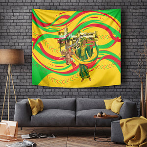 Mali Independence Day Tapestry Traditional West African Cultural Pride Flag Colors