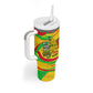 Mali Independence Day Tumbler With Handle Traditional West African Cultural Pride Flag Colors