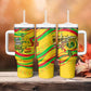 Mali Independence Day Tumbler With Handle Traditional West African Cultural Pride Flag Colors