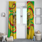 Mali Independence Day Window Curtain Traditional West African Cultural Pride Flag Colors