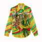 Mali Independence Day Women Casual Shirt Traditional West African Cultural Pride Flag Colors