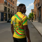 Mali Independence Day Zipper Polo Shirt Traditional West African Cultural Pride Flag Colors