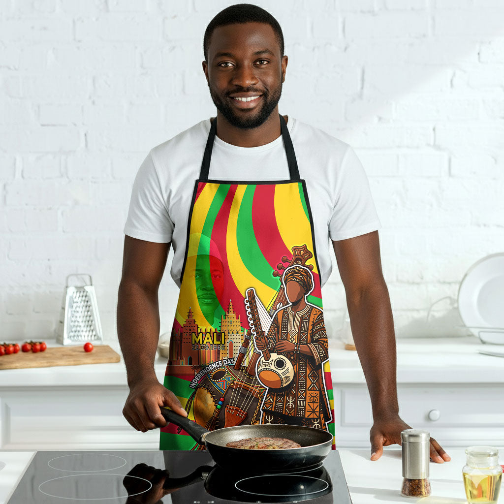 Mali Independence Day Apron West African Kora Musician Cultural