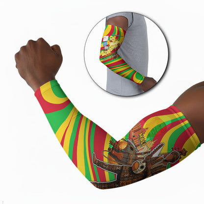 Mali Independence Day Arm Sleeves West African Kora Musician Cultural