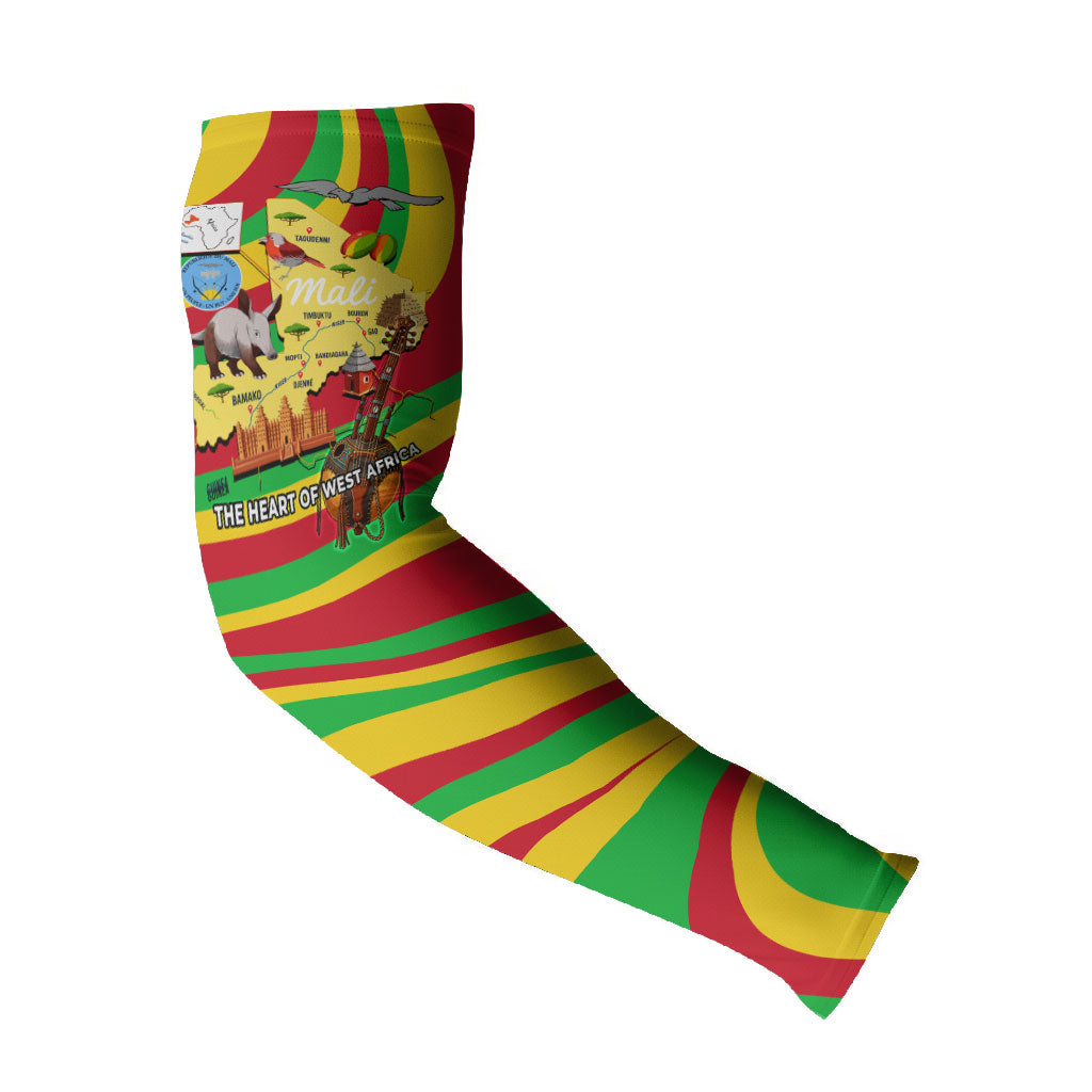 Mali Independence Day Arm Sleeves West African Kora Musician Cultural