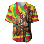 Mali Independence Day Baseball Jersey West African Kora Musician Cultural