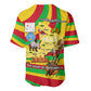 Mali Independence Day Baseball Jersey West African Kora Musician Cultural