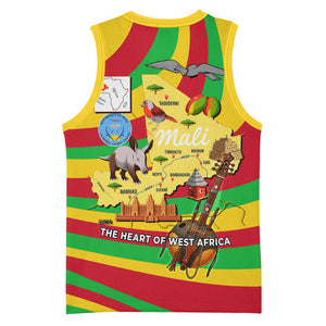 Mali Independence Day Basketball Jersey West African Kora Musician Cultural