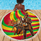 Mali Independence Day Beach Blanket West African Kora Musician Cultural