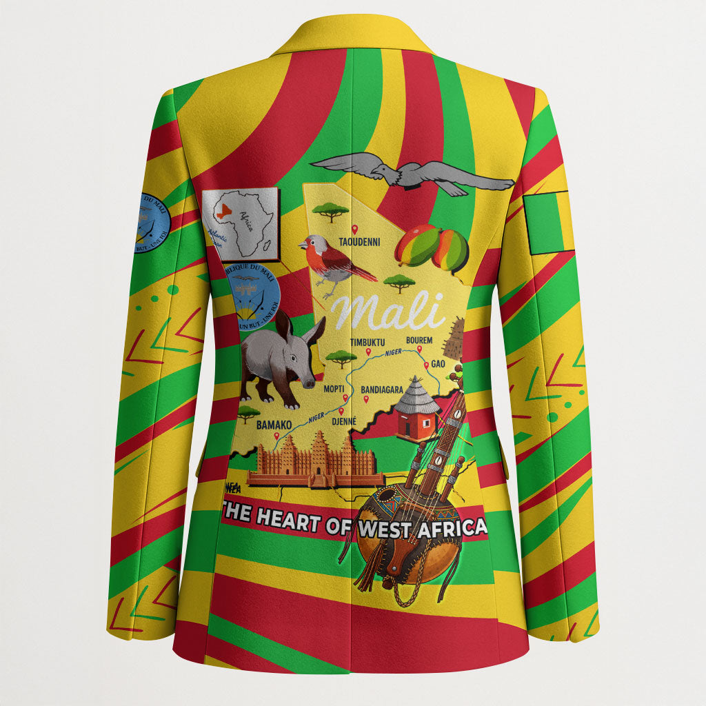 Mali Independence Day Blazer West African Kora Musician Cultural