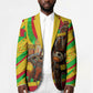 Mali Independence Day Blazer West African Kora Musician Cultural