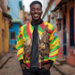 Mali Independence Day Bomber Jacket West African Kora Musician Cultural