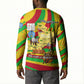 Mali Independence Day Button Sweatshirt West African Kora Musician Cultural