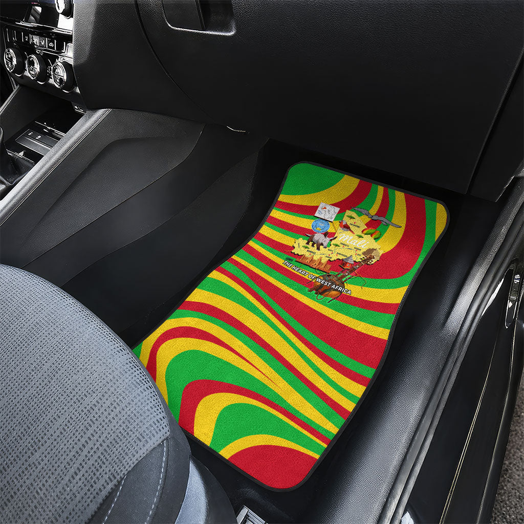 Mali Independence Day Car Mats West African Kora Musician Cultural