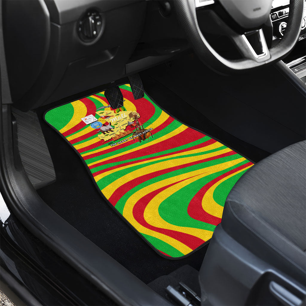 Mali Independence Day Car Mats West African Kora Musician Cultural